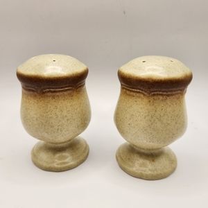 Vintage Mikasa Garden Club Stoneware Salt & Pepper Shakers